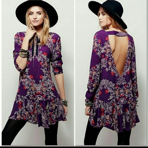 Free People Dresses & Skirts - Free People Smooth Talker purple mini S